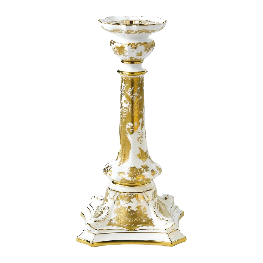 Aves Gold - Candlestick (Royal Crown Derby)