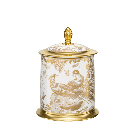Aves Gold - Storage Jar 35Oz (Royal Crown Derby)