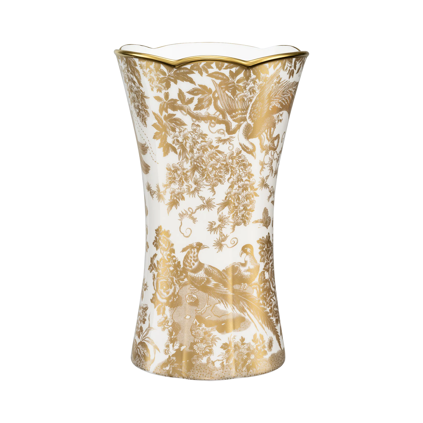 Aves Gold - Column Vase (Royal Crown Derby)
