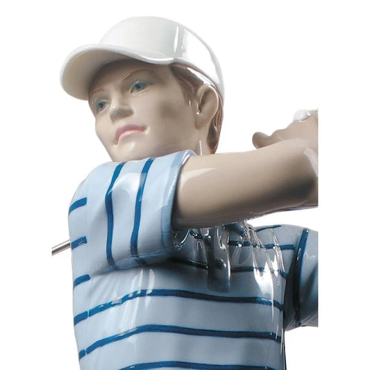 Golf Champion Man Figurine (Lladro Special Order)