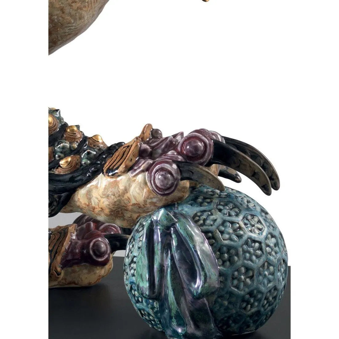 Guardian Lion Sculpture - Red (Limited Edition) (Lladro Special Order)