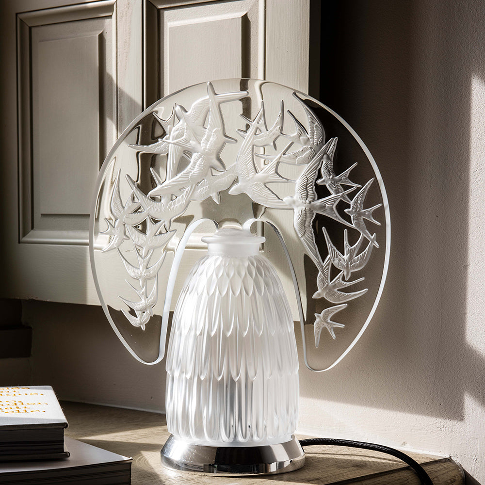Hirondelles Lamp (Lalique Special Order)
