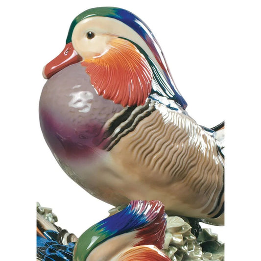 Mandarin Ducks Sculpture (Limited Edition) (Lladro Special Order)