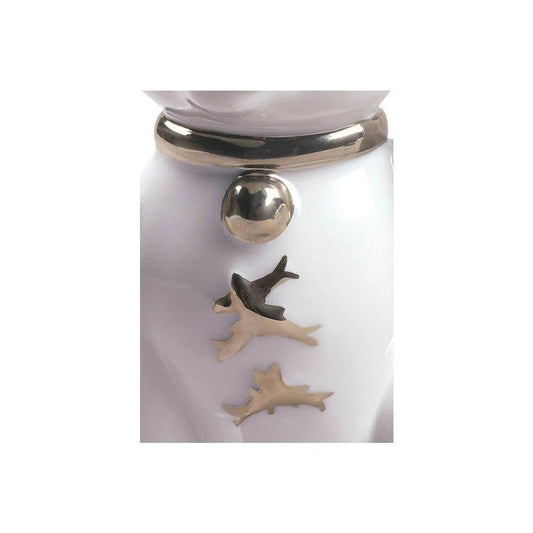 Maneki Neko Figurine - Silver Lustre (Lladro Special Order)