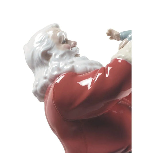 Merry Christmas Santa! Sculpture (Lladro Special Order)