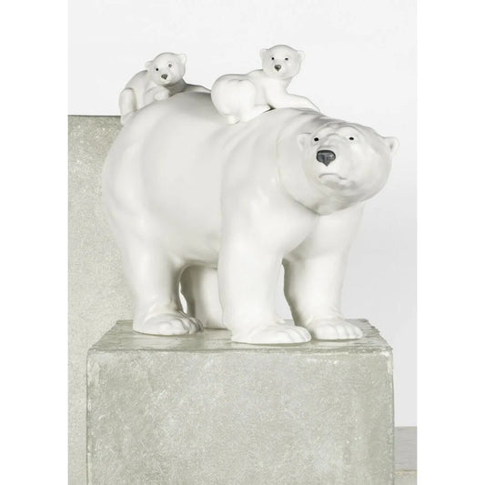 Mummy Bear And Babies Figurine (Lladro Special Order)