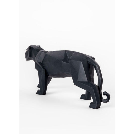 Panther Figurine - Black Matte (Lladro Special Order)