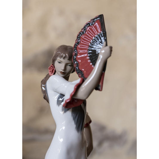 Passion And Soul Flamenco Woman Figurine - 60Th Anniversary - Red (Lladro Special Order)