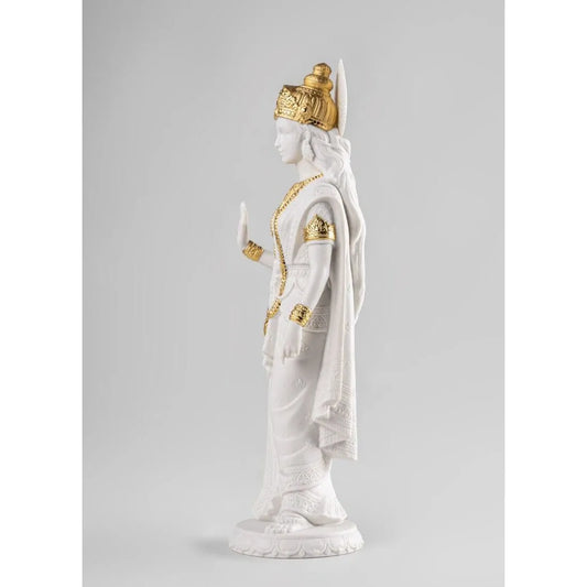 Sita Sculpture - Golden Luster (Lladro Special Order)