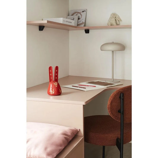 The Rabbit Sculpture - Red - Gold (Lladro Special Order)