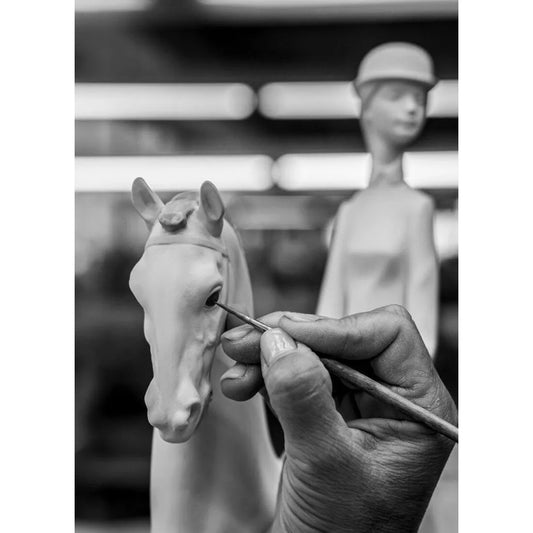 Woman On Horse Figurine (Lladro Special Order)