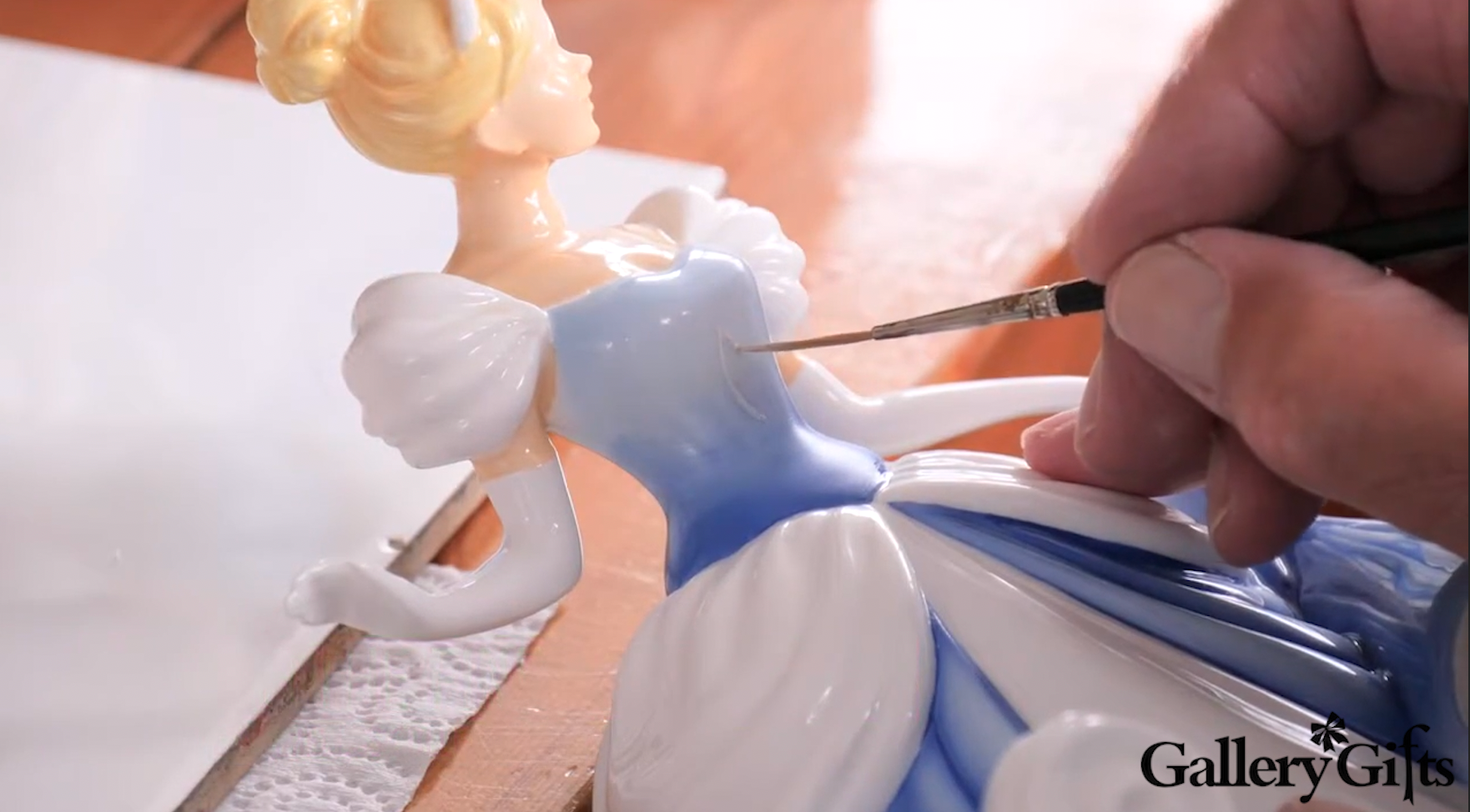 Load video: How English Ladies Figurines Are Made
