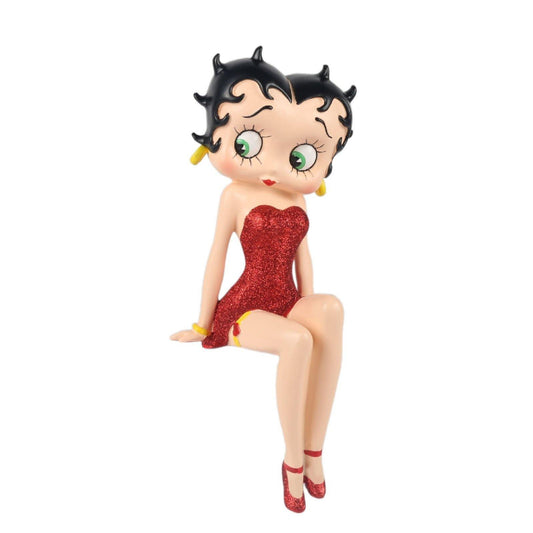 Betty Boop Shelf Sitter Red Dress - Gallery Gifts Online 