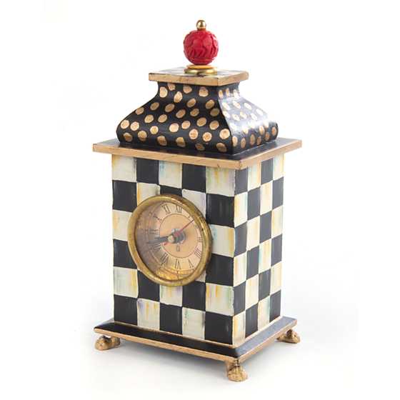 Courtly Check Desk Clock (Mackenzie Childs)