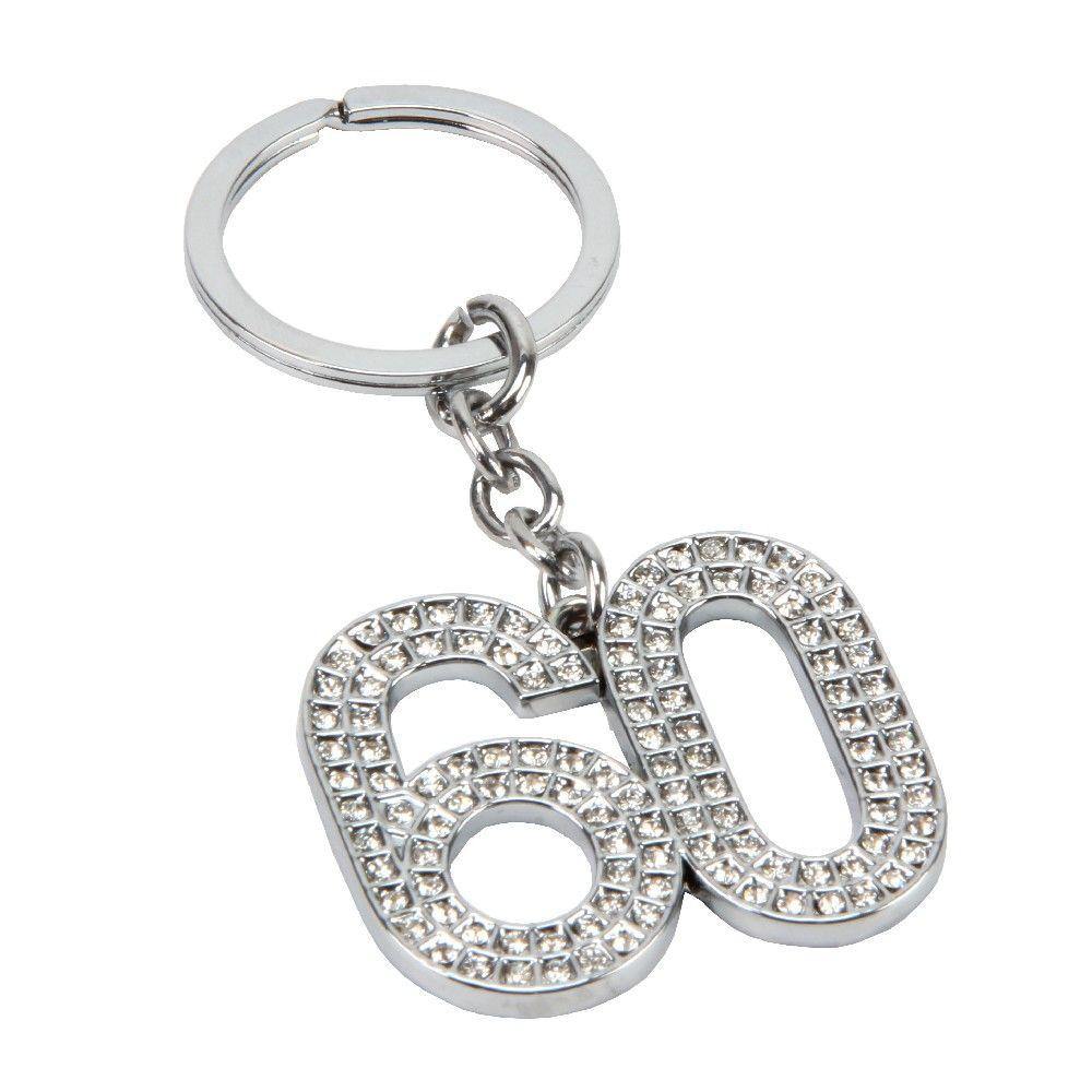 60th Crystal Keyring (Widdop) - Gallery Gifts Online