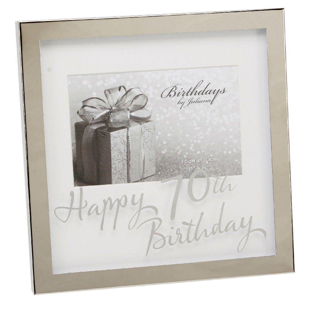 70th 6x4 Mirror Frame (Widdop) - Gallery Gifts Online