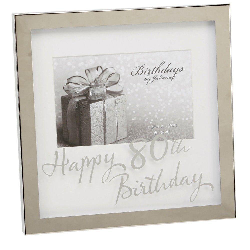 80th 6x4 Mirror Frame (Widdop) - Gallery Gifts Online
