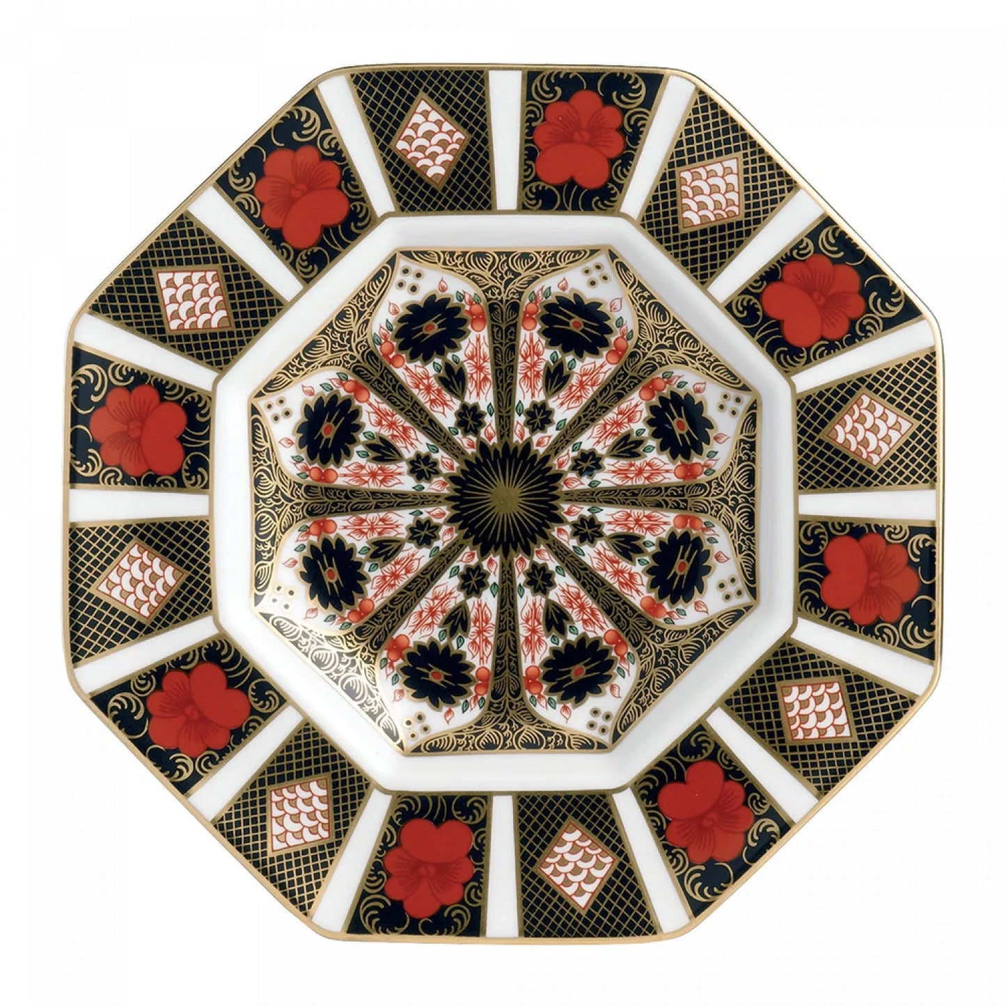 Old Imari - Octagonal Plate 9" (Royal Crown Derby)