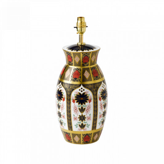 Old Imari Solid Gold Band - Longnore Lamp (Royal Crown Derby)