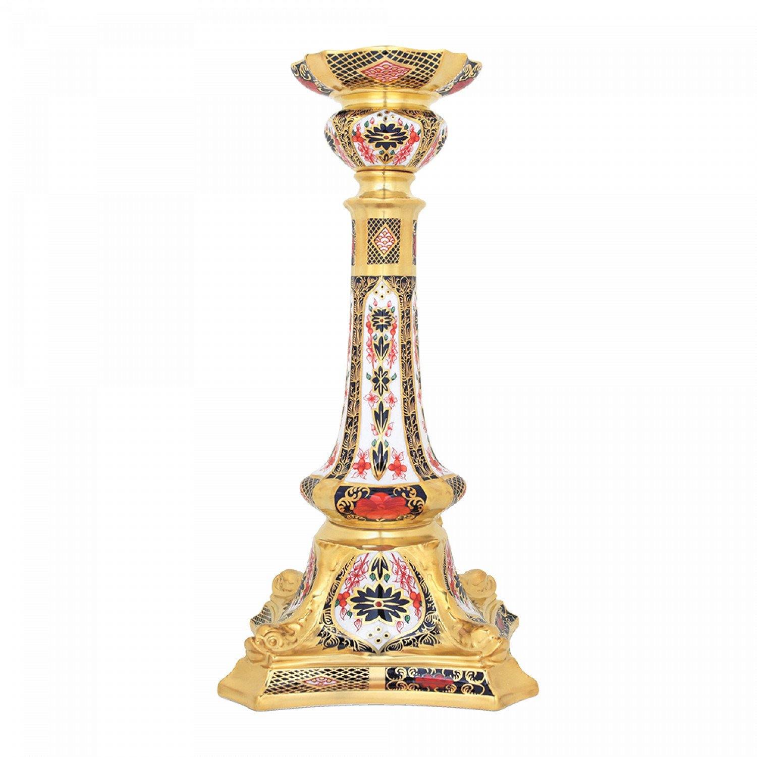 Old Imari Solid Gold Band - Candlestick Large Size - Gallery Gifts Online 