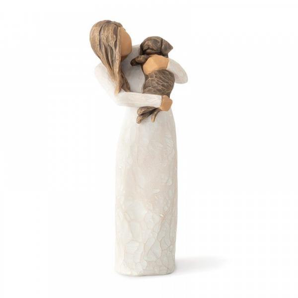 Adorable You - Dark Dog (Willow Tree) - Gallery Gifts Online