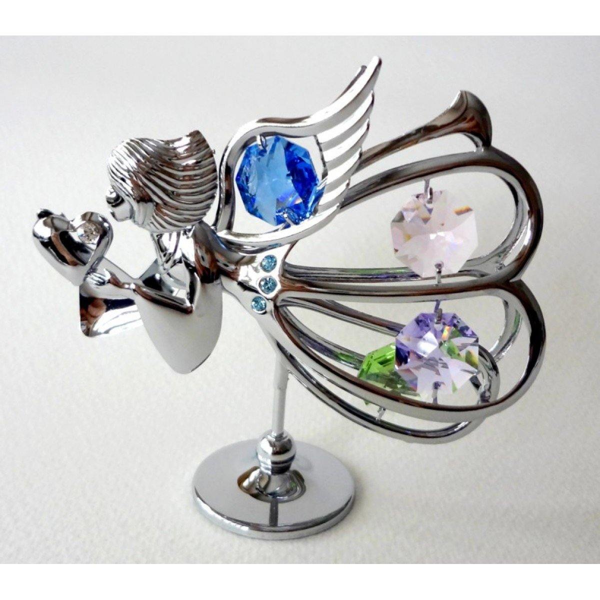Angel with Heart (Crystal World) - Gallery Gifts Online