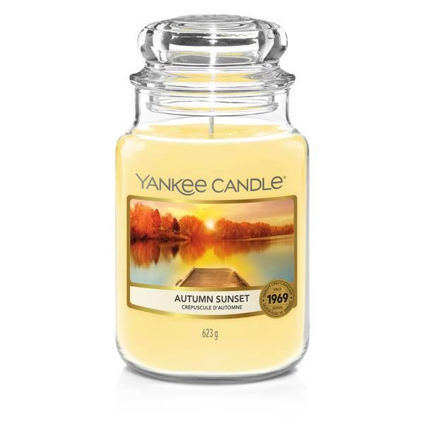 Autumn Sunset - Large Jar (Yankee Candle) - Gallery Gifts Online 