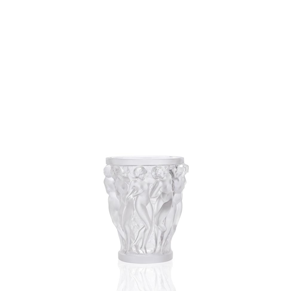 Bacchantes Vase Small Size Clear (Lalique) - Gallery Gifts Online
