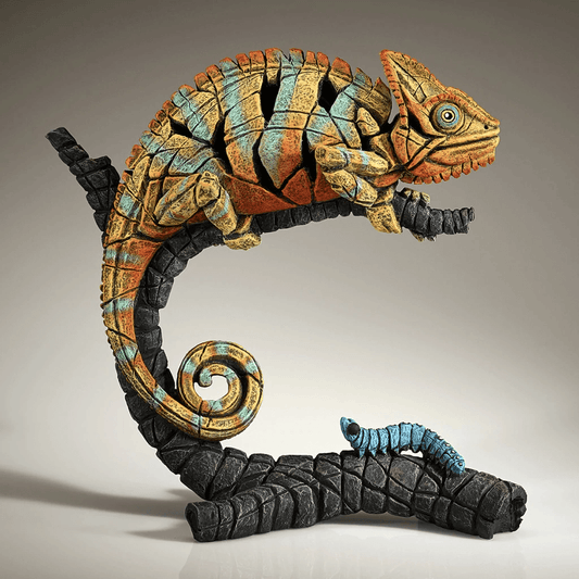 Chameleon - Orange Sculpture (Edge Sculpture by Matt Buckley) - Gallery Gifts Online 