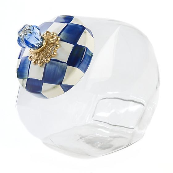 Cookie Jar With Royal Check Enamel Lid (Mackenzie Childs) - Gallery Gifts Online