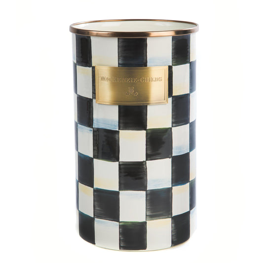 Courtly Check Utensil Holder (Mackenzie Childs) - Gallery Gifts Online 