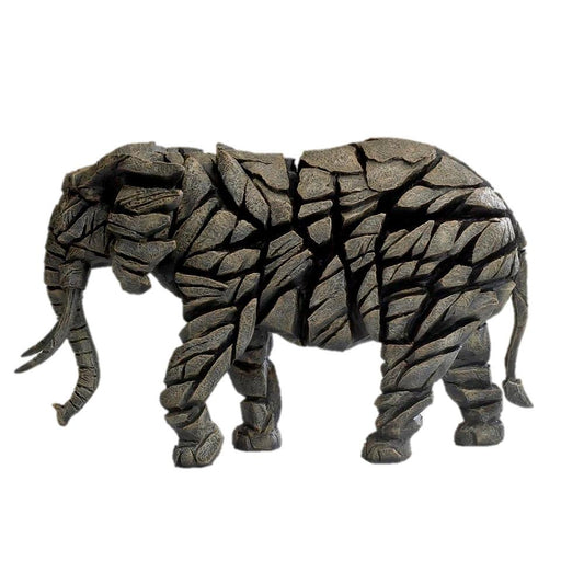 Elephant Sculpture - Mocha (Edge Sculpture by Matt Buckley) - Gallery Gifts Online 