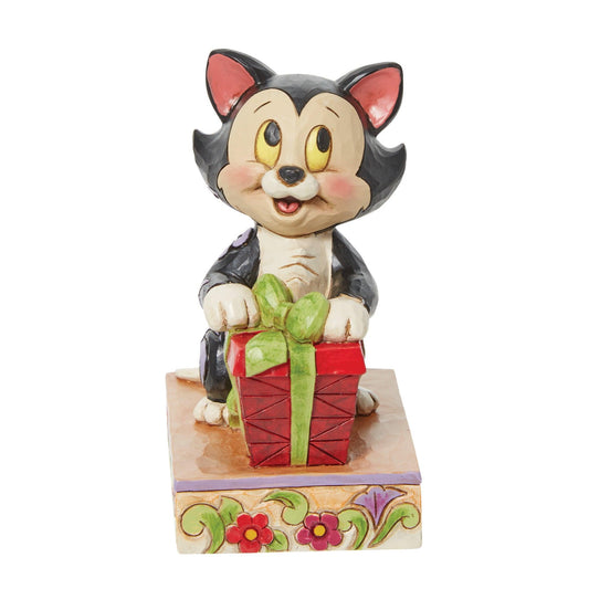 Figaro Christmas Figurine Personality pose - Gallery Gifts Online 