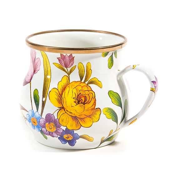 Flower Market Mug - White (Mackenzie Childs) - Gallery Gifts Online