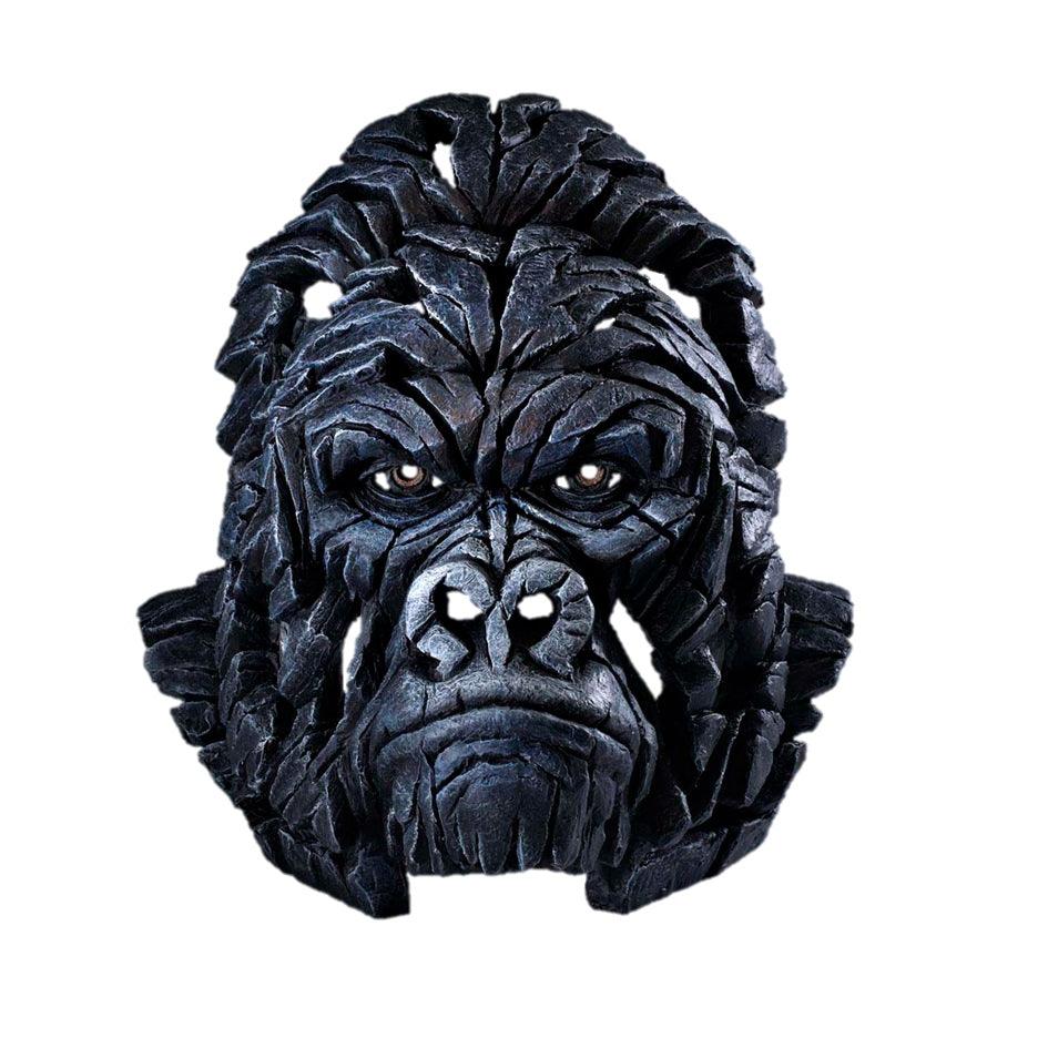 Gorilla Bust Sculpture (Edge Sculpture by Matt Buckley) - Gallery Gifts Online