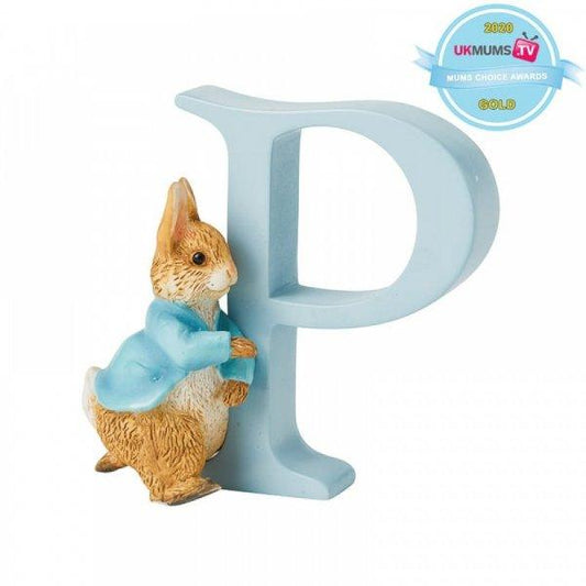 Letter P - Running Peter (Beatrix Potter) - Gallery Gifts Online 