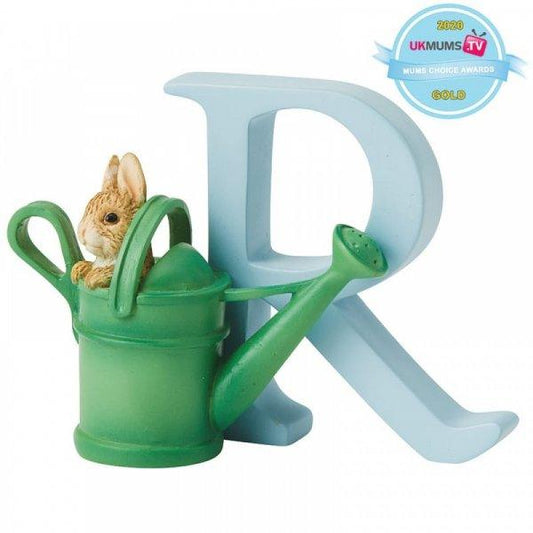 Letter R - Peter Rabbit in Watering Can (Beatrix Potter) - Gallery Gifts Online 