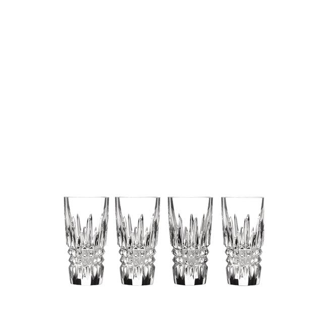 Lismore Diamond Shot Glass, Set of 4 (Waterford Crystal) - Gallery Gifts Online