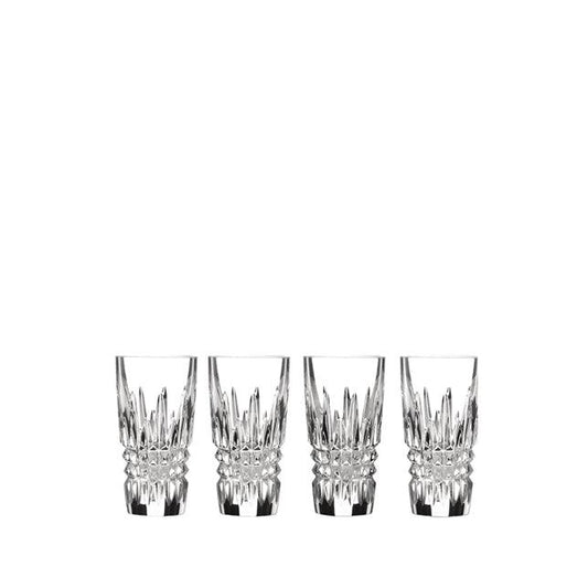 Lismore Diamond Shot Glass, Set of 4 (Waterford Crystal) - Gallery Gifts Online 