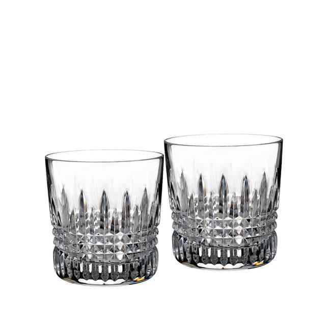 Lismore Diamond Tumbler Pair - Small (Waterford Crystal) - Gallery Gifts Online