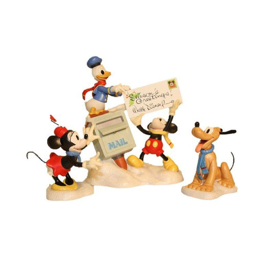 Mickey, Donald, Minnie & Pluto Merry Messengers (Walt Disney Classics) - Gallery Gifts Online 