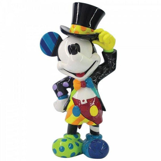 Mickey Mouse with Top Hat Figurine (Disney Britto Collection) - Gallery Gifts Online 