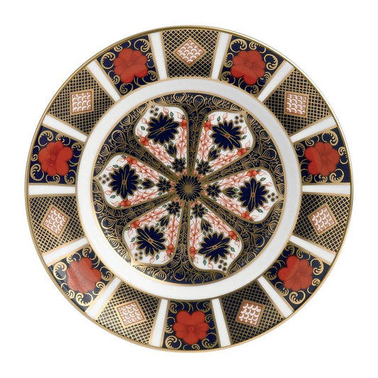 Old Imari - 8"/21.5cm Plate (Royal Crown Derby) - Gallery Gifts Online 
