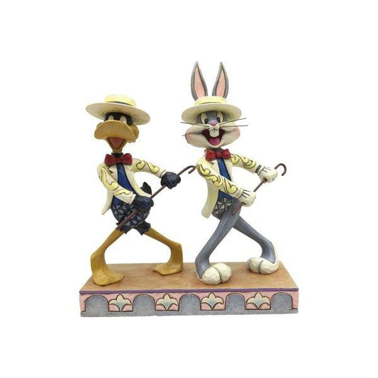 On With the Show (Bugs Bunny and Daffy) (Looney Tunes by Jim Shore) - Gallery Gifts Online 