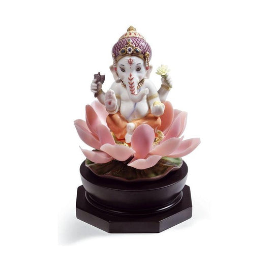 Padmasana Ganesha (Lladro) - Gallery Gifts Online 