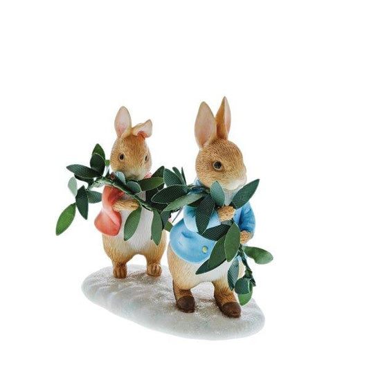 Peter Rabbit and Flopsy Figurine (Beatrix Potter) - Gallery Gifts Online 