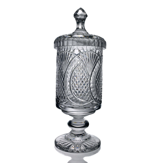 Seahorse Lidded Jar (Waterford Crystal) - Gallery Gifts Online 