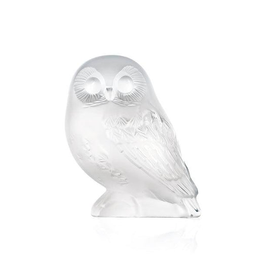 Shivers Owl Figure (Lalique) - Gallery Gifts Online 