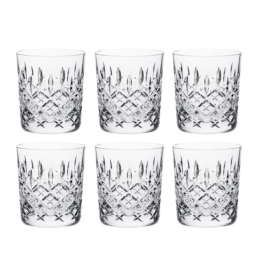 Six Large Tumblers - London (Royal Scot Crystal) - Gallery Gifts Online