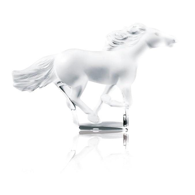Small Size Horse Kazak Figure (Lalique) - Gallery Gifts Online